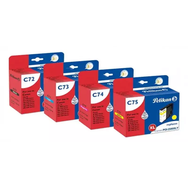 Pelikan Tinta para Canon PGI2500 BKCMY Amarillo 4950680
