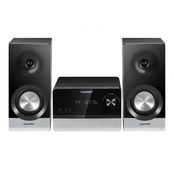 Microcadena de audio para el hogar BLAUPUNKT MS40.2BT — 2×50 W RMS, Bluetooth, CD, USB, HDMI ARC, entrada óptica, indicador LED (negro)