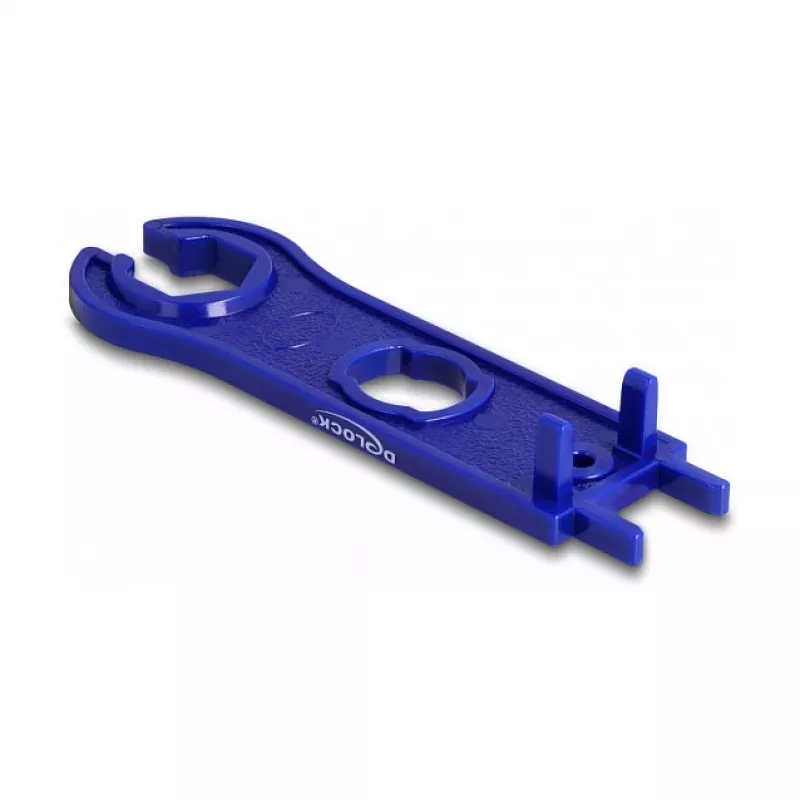 Herramienta de bloqueo DeLOCK DL4 para cables y conectores hexagonal azul 2 unidades