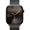 Apple Watch Series 10 GPS + Cellular 46mm carcasa de titanio pizarra con correa Milanesa pizarra - M/L (MWYW3QF/A)