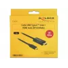 Adaptador de cable de vídeo DeLOCK 85290 USB Type-C a HDMI 1m Negro