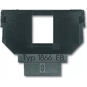 Busch-Jaeger 1866 EB base para toma Modular Jack para 1x 6/8 polos Cat. 3, antracita