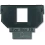 Busch-Jaeger 1866 EB base para toma Modular Jack para 1x 6/8 polos Cat. 3, antracita