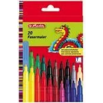 Rotulador Herlitz 08649238 multicolor 20 uds. grosor 2 mm