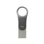 Memoria USB Silicon Power Mobile C80 64 GB USB Type-A / USB Type-C 3.0 (3.1 Gen 1) titanio