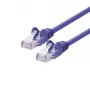 Cable de red LOGON TCU55U100V Cat5e U/UTP (UTP) violeta 10 m RJ-45–RJ-45