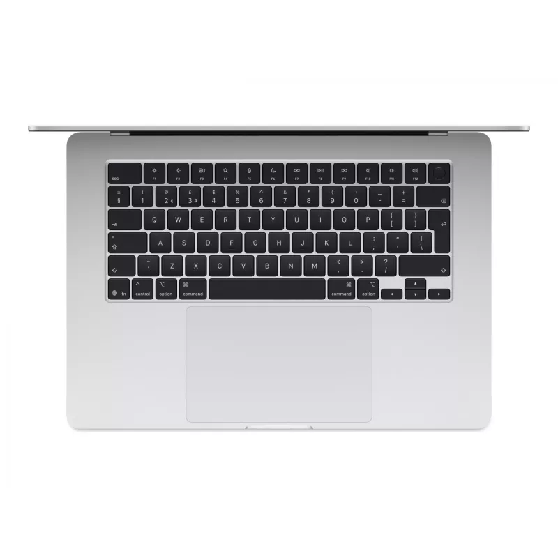 MacBook Air 15, plata, M4 (10-CPU/10-GPU), 16 GB, 512 GB, alemán, fuente de alimentación Dual USB-C 35W, MW1H3D/A