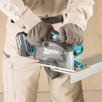 Sierra circular portátil Makita DCS552RTJ 13,6 cm negro, menta 3600 rpm
