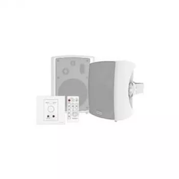 Vision Techconnect SP-1800+TC3-AMP - Sistema de audio - 50 vatios (total) - Blanco (TC3-AMP+SP-1800)