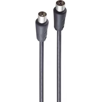 Cable coaxial ShiverPeaks BS80025-128S 5 m IEC negro