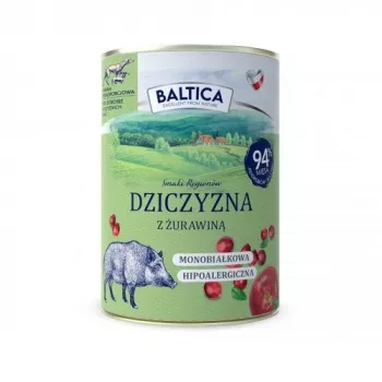 BALTICA Sabores regionales Ciervo con Arándanos - Comida húmeda para perros - 400g
