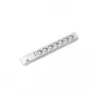 Protección contra sobretensiones Bachmann 333.004 blanco 7 tomas schuko 2 m
