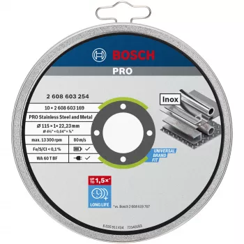 Bosch 2 608 603 254 Accesorio para amoladora angular disco de corte