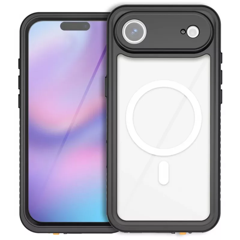 Funda 4smarts iPhone 17 Air 16,8 cm Negra Transparente