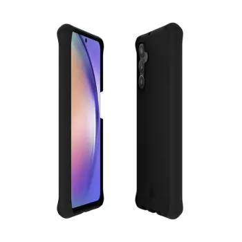 Mobilis SPECTRUM_R - Tapa trasera para teléfono móvil - resistente - antimicrobiano, 100 % reciclado - Impacthane - negro (066041)
