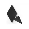 Panel inteligente Nanoleaf NL47-0101TW-3PK Wi-Fi negro 3 uds.