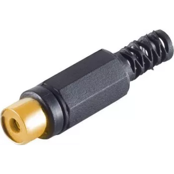Conector hembra RCA ShiverPeaks BS51500-SG negro