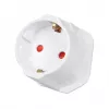 Fuente de alimentación IBOX iaukeu cargador de red con conectores intercambiables UK (tipo G) y EU (tipo E), 100–240 V 50/60 Hz, 7,5 A, blanco
