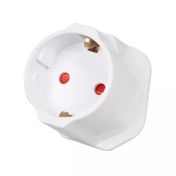 Fuente de alimentación IBOX iaukeu cargador de red con conectores intercambiables UK (tipo G) y EU (tipo E), 100–240 V 50/60 Hz, 7,5 A, blanco