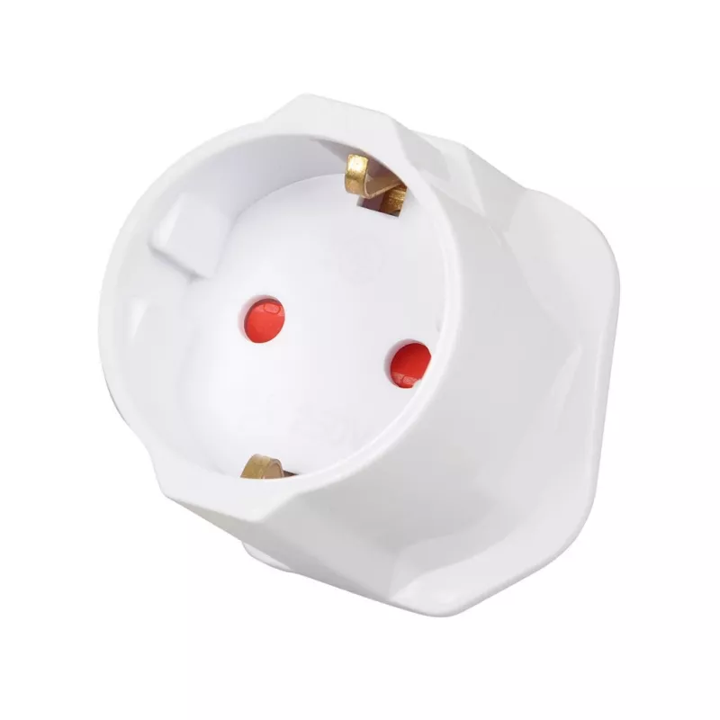 Fuente de alimentación IBOX iaukeu cargador de red con conectores intercambiables UK (tipo G) y EU (tipo E), 100–240 V 50/60 Hz, 7,5 A, blanco