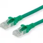 ROLINE - Cable de parcheo - RJ-45 (M) a RJ-45 (M) - 5 m - UTP - Categoría 6 - libre de halógenos, moldeado, trenzado - Verde (21.15.2535)