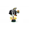 Juguete de construcción LEGO Creator 3 en 1 set animales salvajes tucán tropical 31173