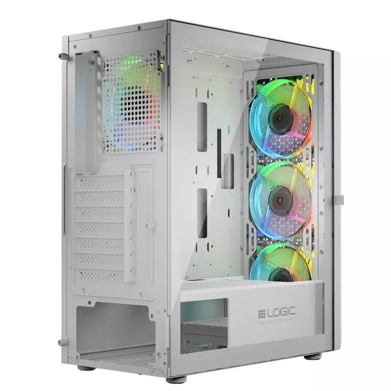 Carcasa Logic ARAMIS ARGB MINIDI USB 3.0 Blanca
