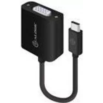 ALOGIC - Adaptador de vídeo externo - USB-C - VGA - Negro (UCVGA-ADP)