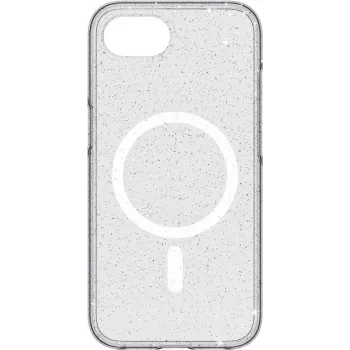 White Diamonds Cover Mag Glitter funda para Apple iPhone 16e, Transparente (00229692)