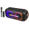 BLOW DJBOX 30-392# altavoz Bluetooth 250 W con mando a distancia y micrófono, USB, microSD, AUX, TWS, batería integrada, negro