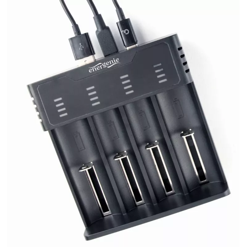 Cargador de pilas Gembird BC-USB-02 USB litio-ion NiCd NiMH