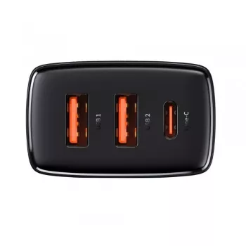 Baseus 30W Cargador USB QC PD3.0 Type-C Cargador rápido PD para iPhone 17 16 15 14 13 12 Pro Max Xiaomi Samsung