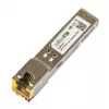 Módulo de switch de red MikroTik S-RJ01 — 1× Gigabit Ethernet (RJ-45), 1000 Mbit/s, velocidad de datos 1,25 Gbit/s, transmisión 0,1 km