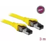 Cable de red DeLOCK 86583 Cat8.1 S/FTP 3 m amarillo