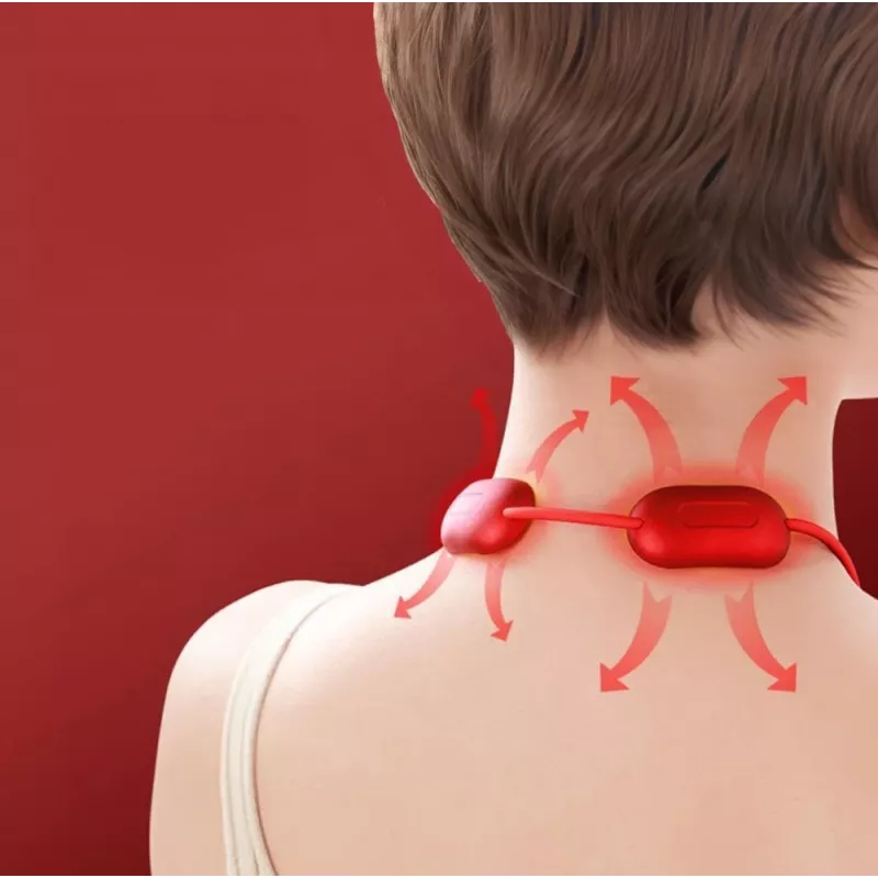 Masajeador de cuello MEDIA-TECH MT6534 con tecnología EMS, intensidad ajustable