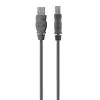Cable de impresora Belkin USB 2.0 Premium, USB-A / USB-B, 1,8 m, negro.