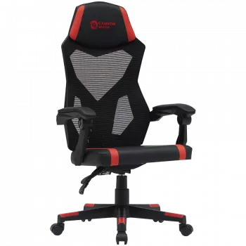Canyon MCH01 - Flow - silla gaming ergonómica - negra y roja