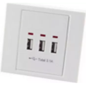 Toma USB ShiverPeaks BS60065 blanca