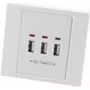 Toma USB ShiverPeaks BS60065 blanca