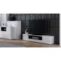 Soporte de TV Cama VIVA 180 blanco/blanco brillante + negro