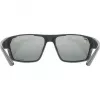 Gafas de sol polarizadas Uvex Sportstyle 233 P - negro mate/Litemirror plata