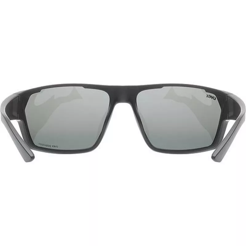 Gafas de sol polarizadas Uvex Sportstyle 233 P - negro mate/Litemirror plata