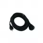 Alargador eléctrico REV 0065259 25 m 1 toma AC exterior Negro