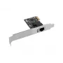 Tarjeta de red Ethernet interna LANBERG PCE-1GB-201, PCI Express, 1× RJ-45 Gigabit (1000 Mbit/s), negro