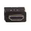Akyga AK-AD-40 Adaptador acodado HDMI (M) a HDMI (F) giratorio 180°, negro