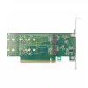 Tarjeta DeLOCK PCI Express 4.0 x16 a 4 x NVMe M.2 Key M internos 110 mm