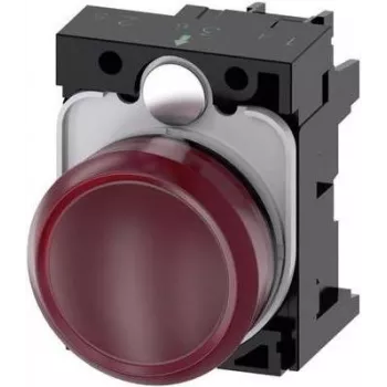 Piloto indicador Siemens plano rojo 230 V/AC SIRIUS ACT 3SU1106-6AA20-1AA0 1 ud. (3SU1106-6AA20-1AA0)