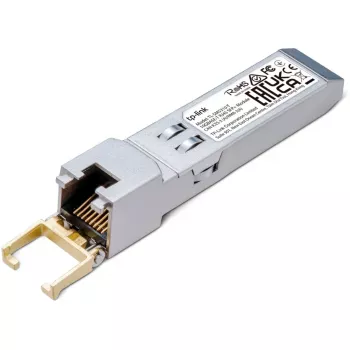 Módulo TP-Link 10G BASE-T RJ45 SFP+, cobre, 10300 Mbit/s, RJ-45, 100 m, 10 Gigabit Ethernet, IEEE 802.3, IEEE 802.3ab, IEEE 802.3an, IEEE 802.3bz