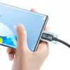 Baseus Crystal Shine Cable USB a USB-C, 100W, 2m (negro)