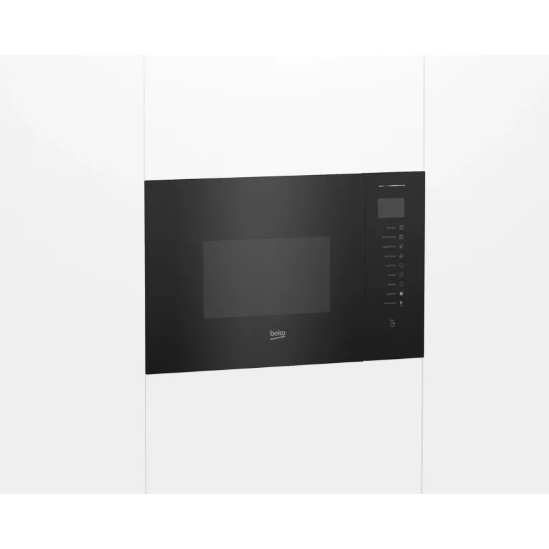 Microondas con grill empotrable BEKO BMGB25353B 25 L, 900 W microondas, 1000 W grill, temporizador digital, negro